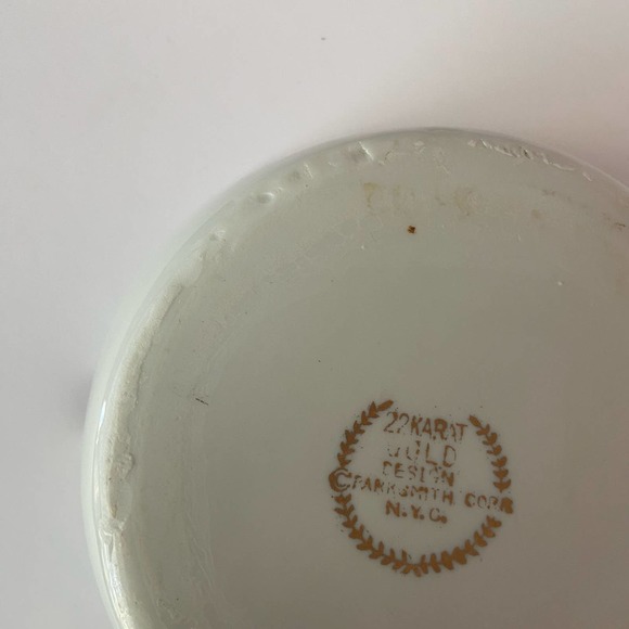 Ashtray National Cowboy Hall of Fame Oklahoma 22 Karat Gold Parksmith Corp VTG - Picture 8 of 8